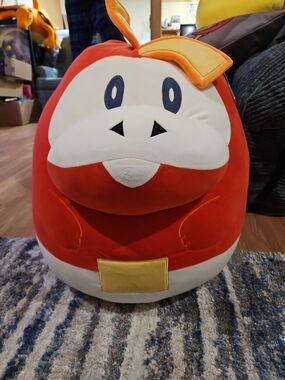 Squishmallows Red White Yellow Plush Character